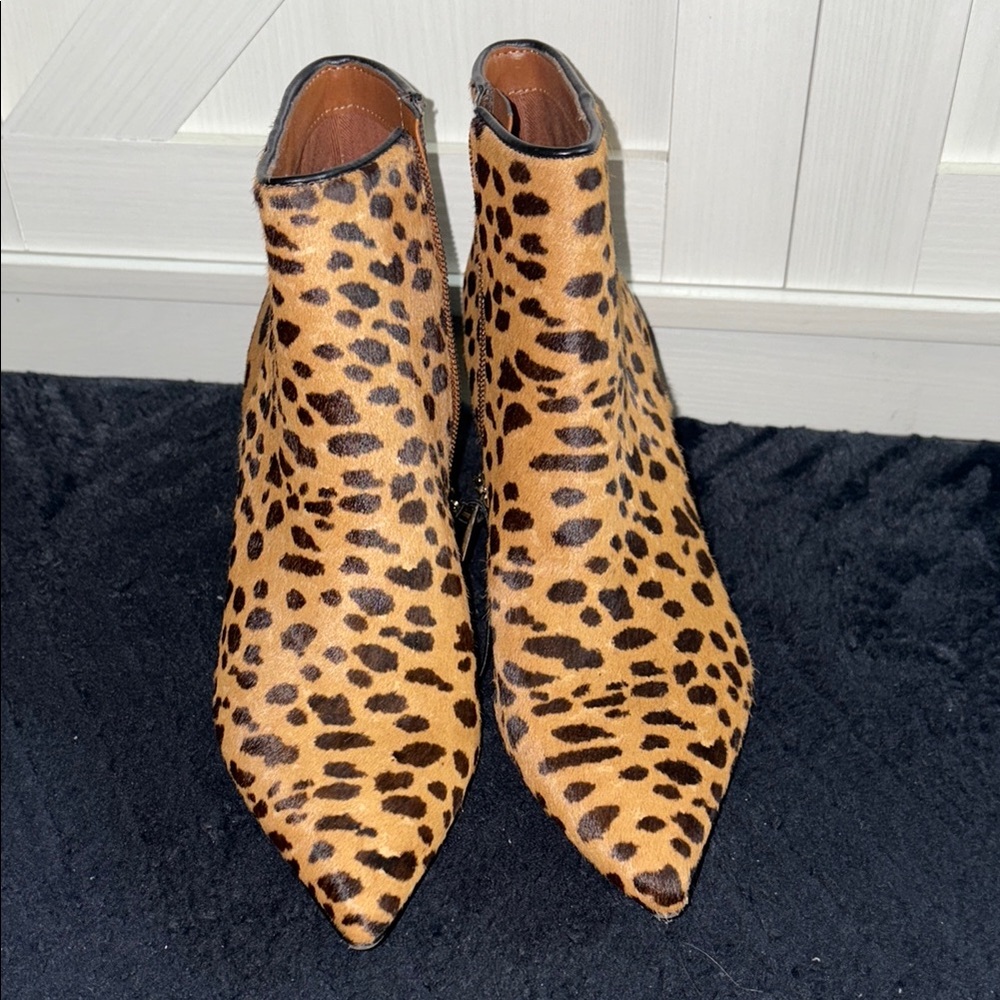 Leopard Print Ankle Boots - Picture 7 of 11